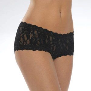 SIGNATURE LACE BOYSHORT BLACK